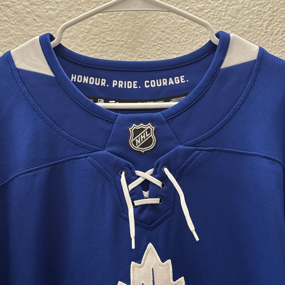 Fanatics Blue and White Toronto Maple Leafs Jersey - Picture 3 of 5